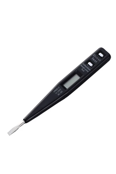 nelerbulurum Dijital Ekranlı Kontrol Kalemi Ac/dc 12v-240v Voltaj Test Aleti - 1