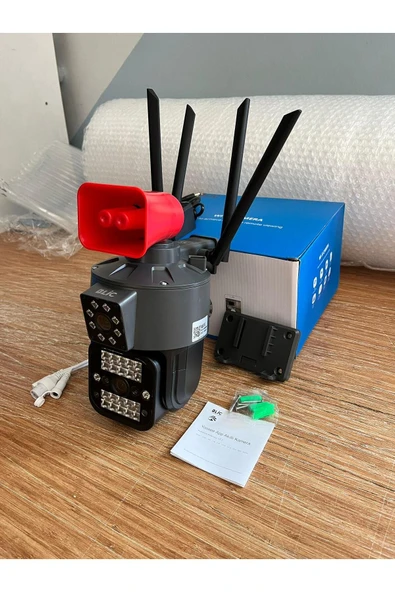 ATAsoft 4 Mp Hd 3.5 Inch Ip Kamera Wifi Özellikli Hareket Takipli Gece Sensörlü Kamera Blm-36 - 4