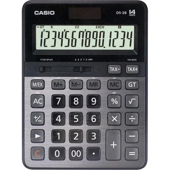 Casio DS-3B Profesyonel 14 Hane Masa Üstü Hesap Makinesi - 3
