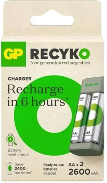 Gp E221-270AHCER21-2GTLB2 2x2700 Mah Şarj Cihazı ürün görseli