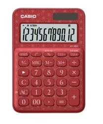 Casio MS-20UC-JRD 12 Hane Kırmızı Desenli Masa Üstü Hesap Makinesi - 2