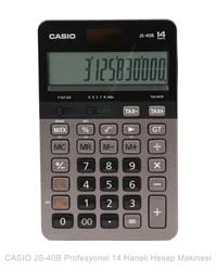 Casio JS-40B Profesyonel 14 Hane Masa Üstü Hesap Makinesi - 3