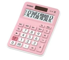 Casio MX-12B-PK Pembe 12 Hane Masa Üstü Hesap Makinesi - Resim 2