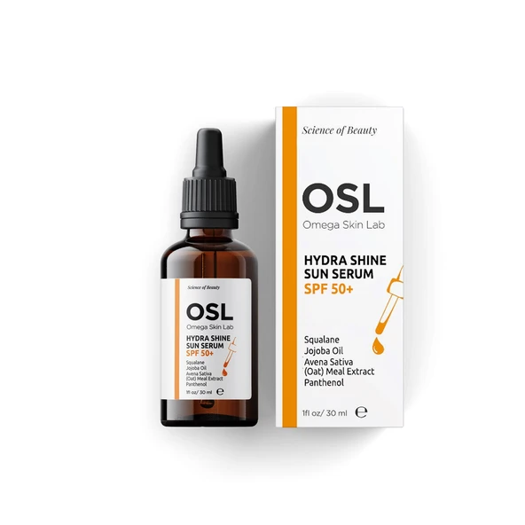 OSL Omega Skin Lab Spf50 Nemlendirici Güneş Koruyucu Serum - Hydra Shine Sun Serum Spf50  30ml