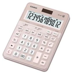 Casio DS-2B-PK Pembe Profesyonel 12 Hane Masa Üstü Hesap Makinesi - 2