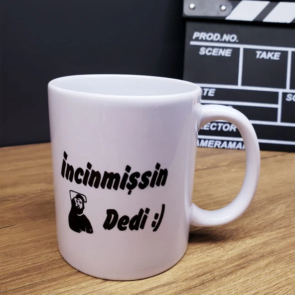 İncinmişsin Dedi Tasarımlı Kupa Bardak Tg-53-vice/(1395) 2298