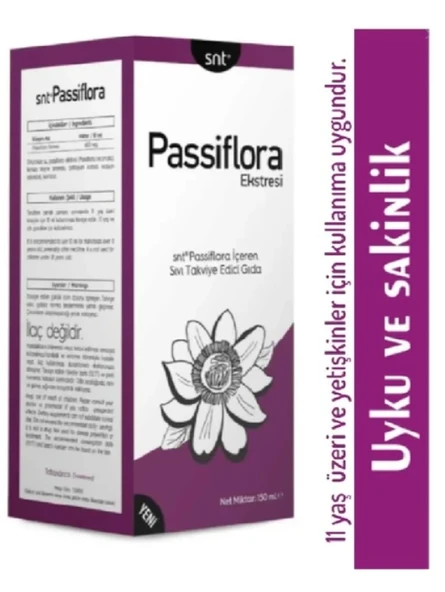Snt Passiflora 150 ml Şurup