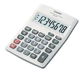 Casio MW-5V-WE 8 Hane Beyaz Masa Üstü Hesap Makinesi - Resim 2