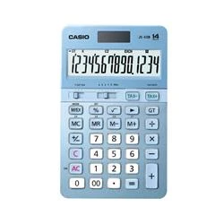 Casio JS-40B-BU Mavi Profesyonel 14 Hane Masa Üstü Hesap Makinesi - 2