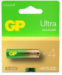 GP G-Tech LR03 AAA Boy Ultra Alkalin İnce Kalem Pil 4'lü Paket GP24AUMB-U4 - Resim 2
