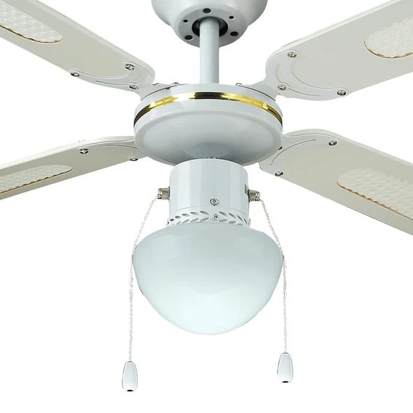 Raks PF42 Aydınlatmalı Tavan Vantilatörü Beyaz - Resim 2