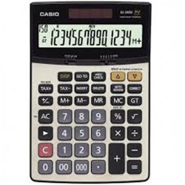 Casio DJ-240D Plus İşlem Kontrollü 14 Hane Masa Üstü Hesap Makinesi - 3