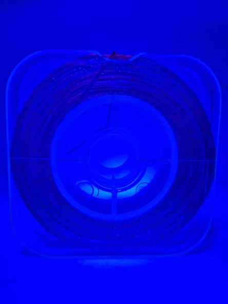 Eagenset Hazır Çapari Kombini Boru Sim Ultraviyole Uv Neon Kırmızı Makarada - Resim 10