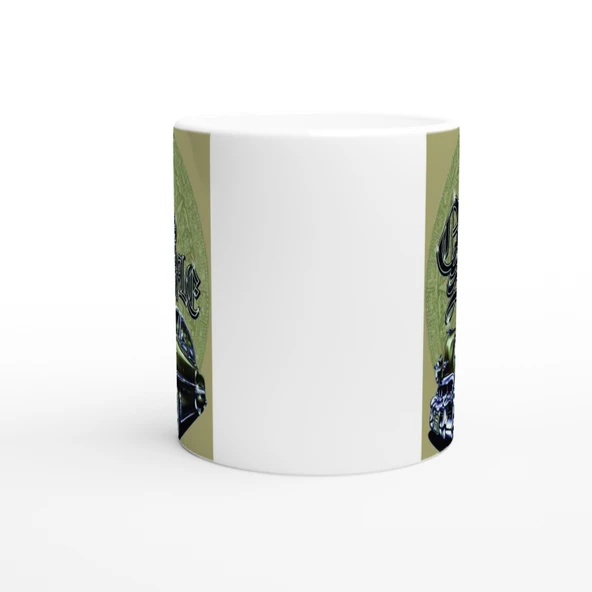 Old Style Klasik Araba Temalı Kupa Bardak - Resim 3