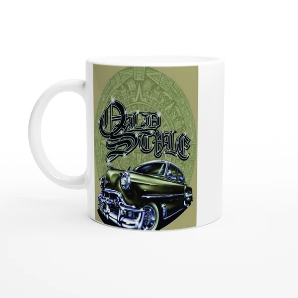 Old Style Klasik Araba Temalı Kupa Bardak ürün görseli 1