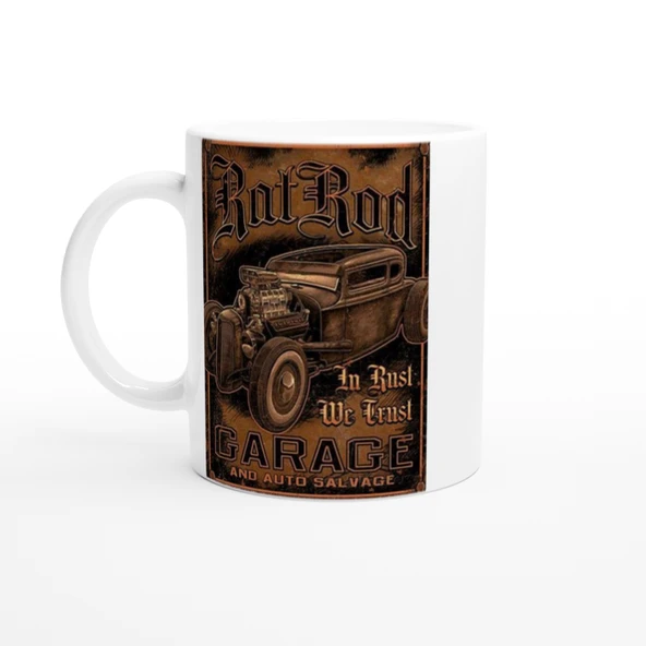 Paslı Güce Saygı Duyan Rat Rod Garaj Kupa Bardak ürün görseli 1