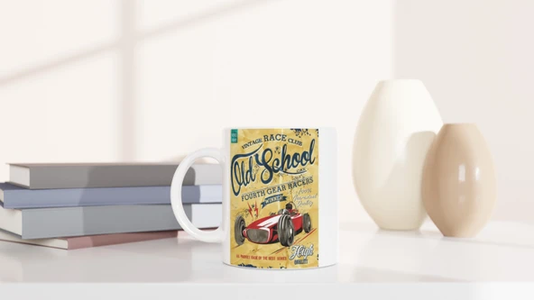 Old School Yarış Kulübü Kupa Bardak - 6