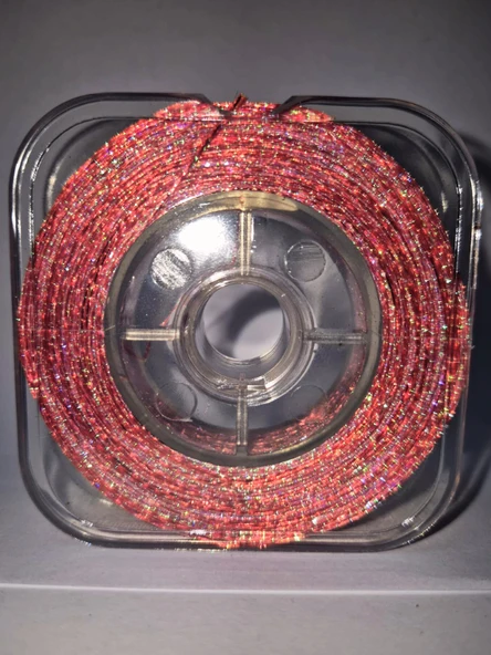 Eagenset Hazır Çapari Kombini Boru Sim Ultraviyole Uv Neon Kırmızı Makarada - Resim 8