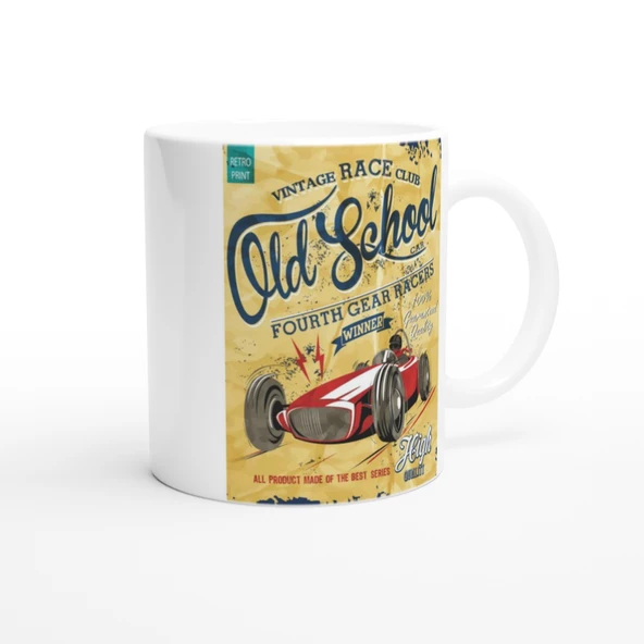 Old School Yarış Kulübü Kupa Bardak - 2