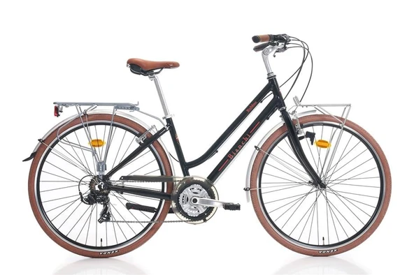 BIANCHI RUBINO KADIN ŞEHİR BİSİKLETİ 430H V 28 JANT 21 VİTES BLACK GLOSSY ürün görseli