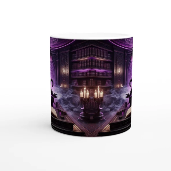 Akrep Burcu Baskılı Kahve Kupası - Zodyak Kütüpanesi Vs3 - 2