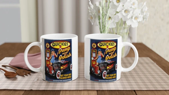 Quickies Pump & Polish Retro Kupa Bardak - 5