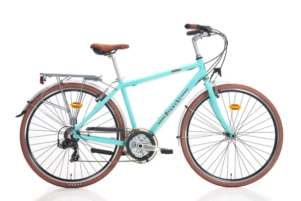BIANCHI RUBINO ERKEK ŞEHİR BİSİKLETİ 470H V 28 JANT 21 VİTES CELESTE GLOSSY ürün görseli