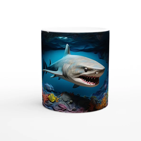 Mercanlar Arasında Yüzen Tehlike Kupa Bardak ürün görseli 1