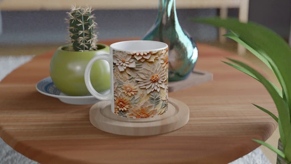 Pastel Bahar Düşü Kupa Bardak - 4