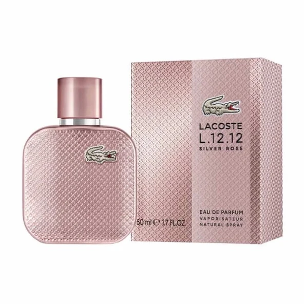 Lacoste L.12.12 Silver Rose Eau De Parfum Spray 50ml ürün görseli