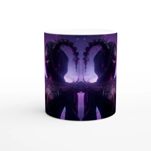 Akrep Burcu Baskılı Kahve Kupası - Zodyak Maskeli Balo Vs4 - Resim 2