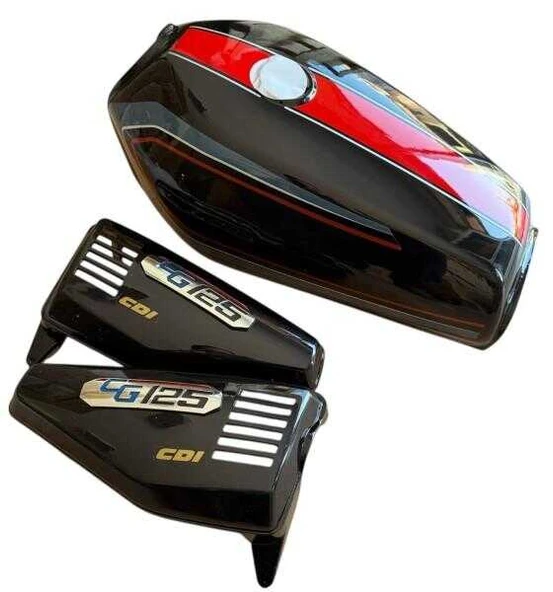 Cg Kuba Cıta Depo Yan Kapak Seti Şeritli Siyah ürün görseli