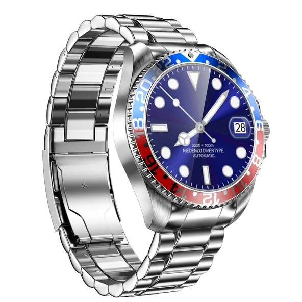 Zcwatch V0525 316L Paslanmaz Çelik, Döner Bezel, Bt Call, Spor Sağlık, IP68 Profesyonel Akıllı Saat - Resim 2