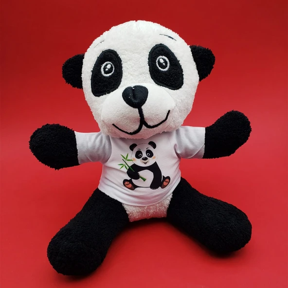 Tişörtlü Panda Oyuncak Tg-53-vice/(1395) 838 - Resim 2