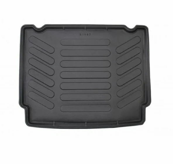 Rizline Renault Clio 4 Station Wagon Sporttourer 2012-2019 Düşük Zemin (Alt Konum) 3D Bagaj Havuzu Siyah