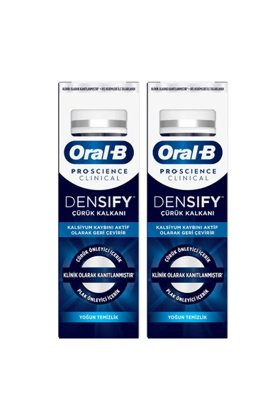 Oral-B Densify Pro Science Çürük Kalkanı Diş Macunu 65 ml x 2 - 2