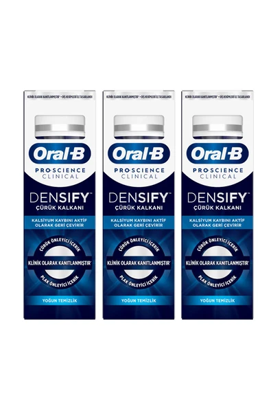 Oral-B  Densify Pro Science Çürük Kalkanı Diş Macunu 65 ml x 3 - 2