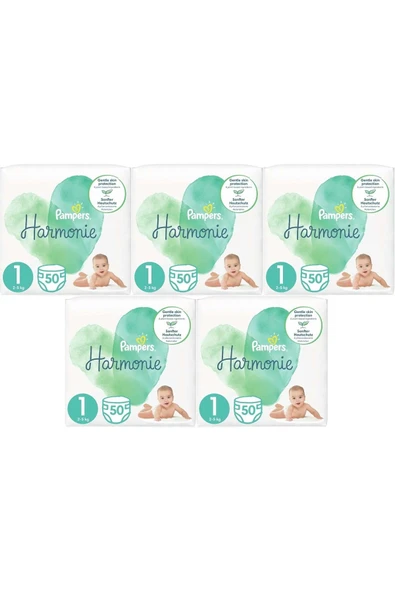 Prima Pampers Harmonie Bebek Bezi Beden:1 (2-5KG) Yeni Doğan 250 Adet Mega Ultra Fırsat Pk ürün görseli 1