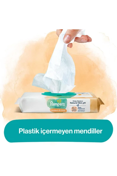 Prima Pampers Islak Havlu Protect& Care Tekli - 6