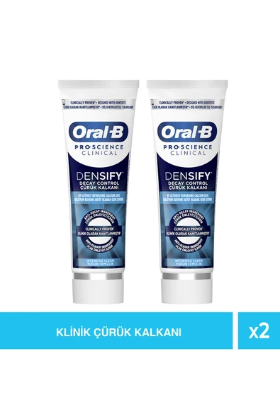 Oral-B Densify Pro Science Çürük Kalkanı Diş Macunu 65 ml x 2 - 1