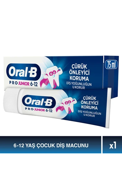 Oral-B Pro Junior Çürük Önleyici Koruma Diş Macunu 75 ml - 1