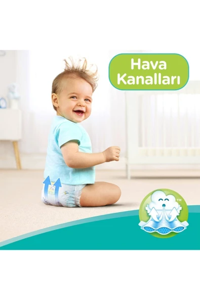 Prima Unisex Bebek Bezi Aktif Bebek 8 Beden 31 Adet Fırsat Paketi 31'li 2'Li Paket 62 Adet - 2