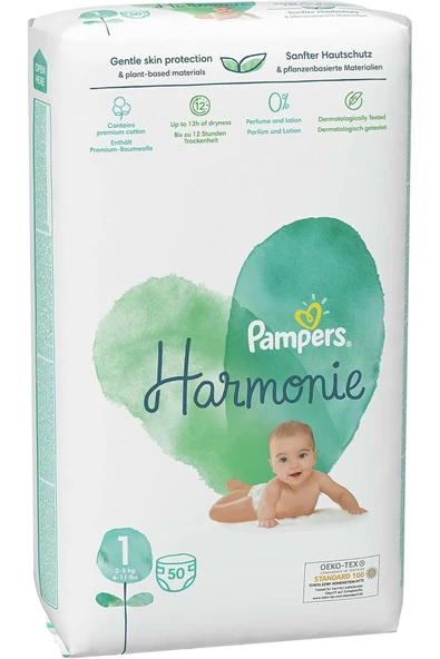 Prima Pampers Harmonie Bebek Bezi Beden:1 (2-5KG) Yeni Doğan 250 Adet Mega Ultra Fırsat Pk - 7