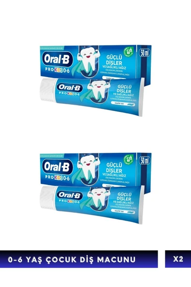 Oral-B Pro Kids Güçlü Dişler Diş Macunu 50 ml 2 Adet - 2