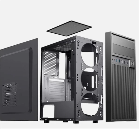 PowerBoost VK-1651 500w USB 3.0+USB 2.0 ATX Full Siyah Kasa(JBST-VK1651) - 2