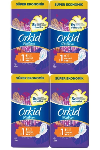 Orkid Platinum 4'lü Normal 24'lü X 4 Adet - 1