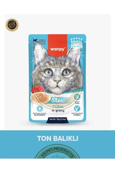 Pouch Ton Balıklı Yaş Kedi Maması 70gr ürün görseli 1