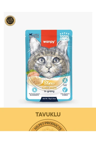 Pouch Tavuklu Yaş Kedi Maması 70gr ürün görseli