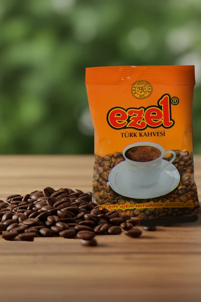 Ezel Türk Kahvesi Orta Kavrulmuş 100gr ve Çekirdek Şekeri 250gr -Taze Paketlenmiş - 4