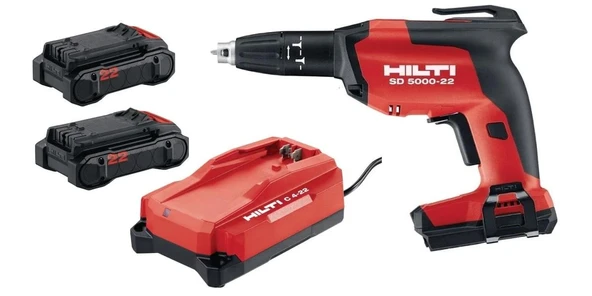 Hilti Çift Akülü Alçıpan Vidalama SD 5000-A22 - 1